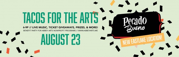 Tacos for the Arts Web Banner 2
