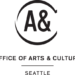 a& logo black