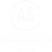 a& logo white